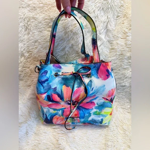 GUESS Floral Multicolor Women's Bag - Picture 3 of 7